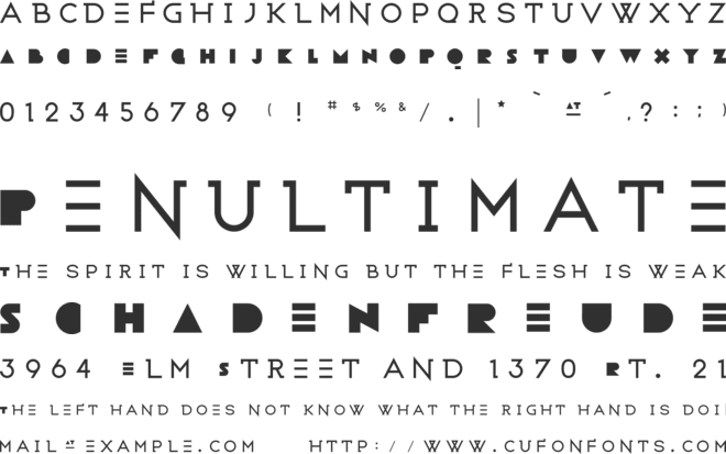 Wicked font preview