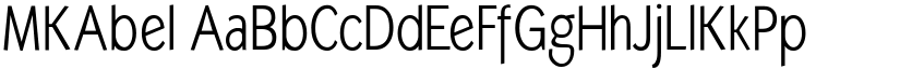 MKAbel font