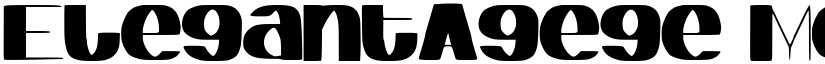 ElegantAgege Medium font