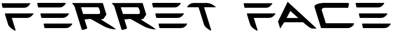Ferret Face Leftalic Italic font