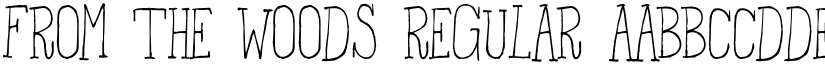From the Woods Regular font
