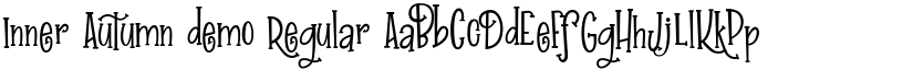 Inner Autumn demo Regular font