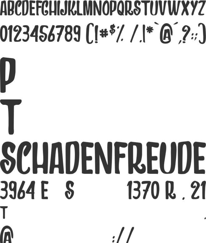 DRAGONS AND CHICKENS font preview