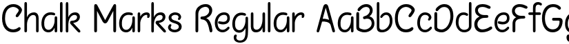 Chalk Marks Regular font