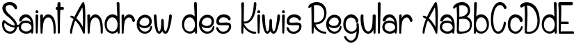 Saint Andrew des Kiwis font download
