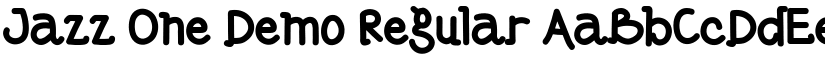 Jazz One Demo Regular font