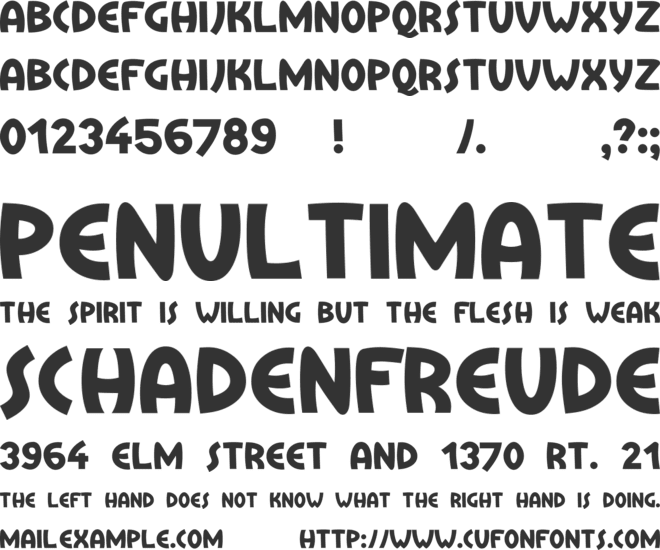 Treasure Island font preview