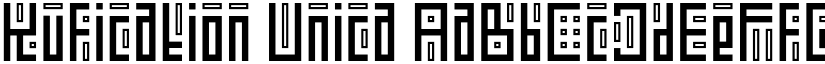Kufication Unica font