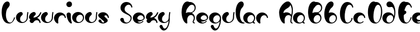 Luxurious Sexy Regular font