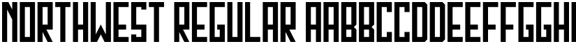 Northwest Regular font