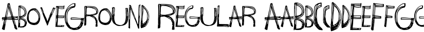 AboveGround Regular font