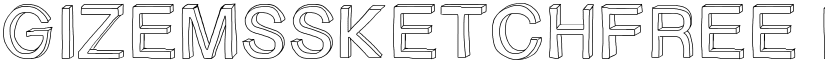 GizemsSketchFree Medium font