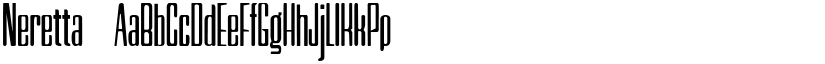 Neretta font