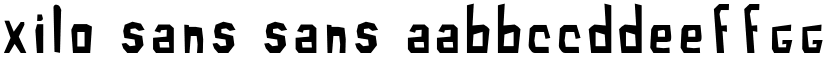 xilo-sans sans font