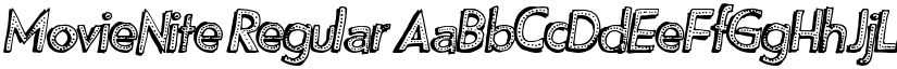 MovieNite font download