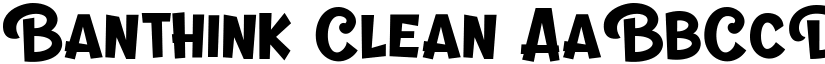 Banthink font download