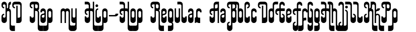KD Rap my Hip-Hop Regular font