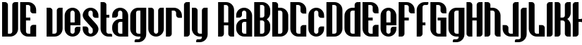 VE vestagurly font