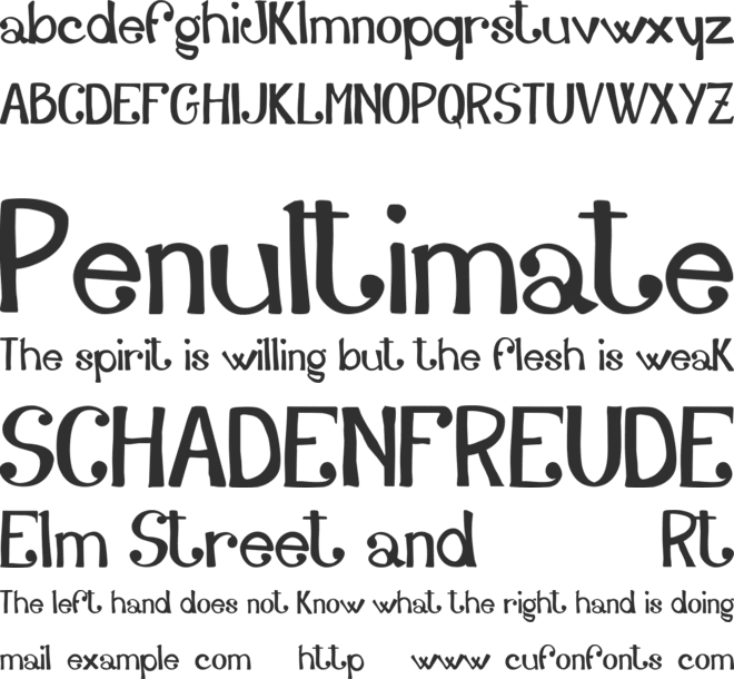 Adelfy_free-version font preview