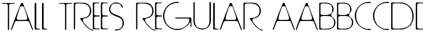 Tall Trees Regular font