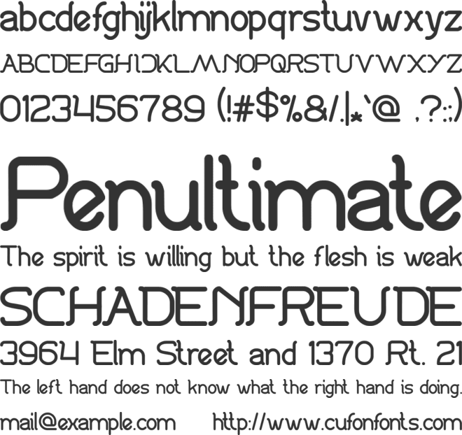 Dance fever font preview