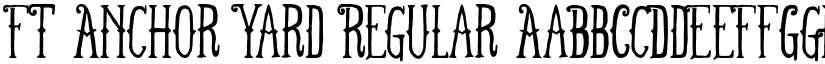 FT Anchor Yard font download