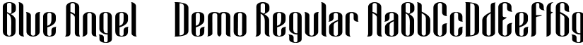 Blue Angel - Demo Regular font