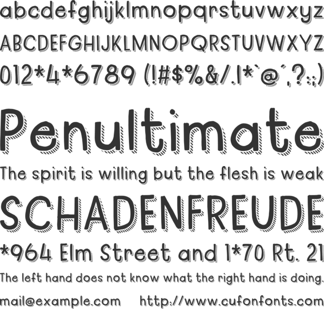 Fashion DEMO font preview