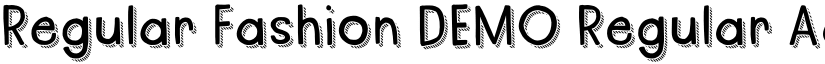 Regular Fashion DEMO Regular font