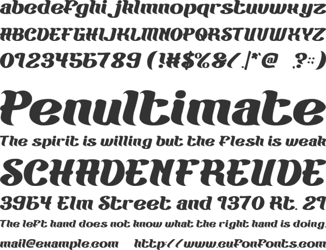 BIG BURGER font preview