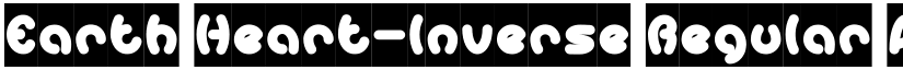 Earth Heart-Inverse Regular font