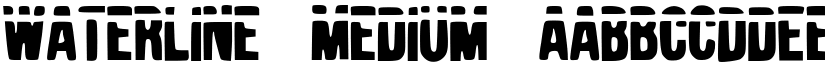 Waterline Medium font