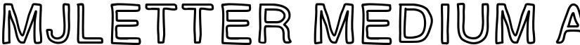 MJletter Medium font