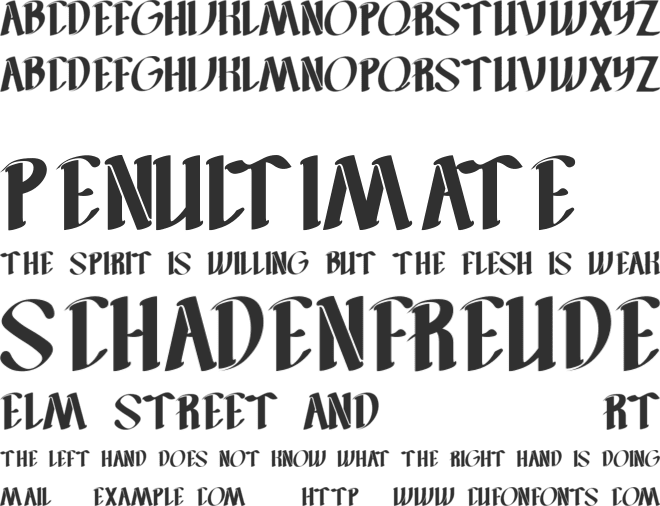 FILLET O FISH font preview
