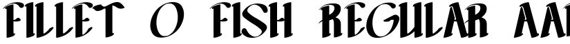 FILLET O FISH Regular font