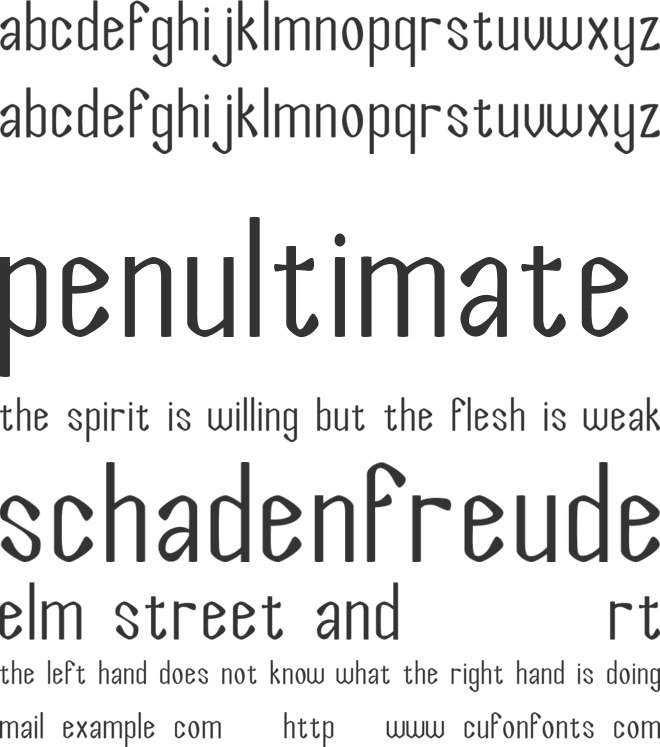 Salt of the Earth font preview