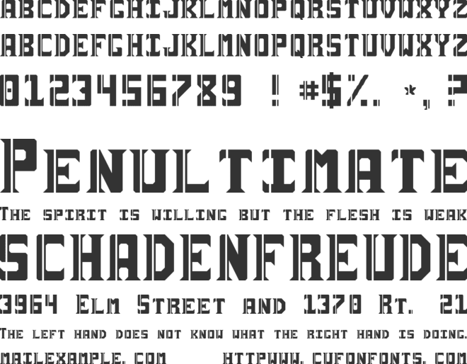 sai19 serif font preview