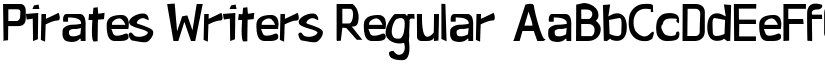 Pirates Writers Regular font