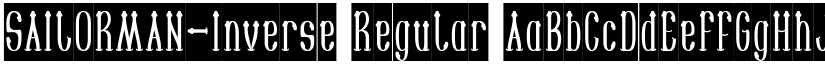 SAILORMAN-Inverse Regular font