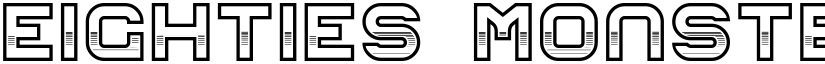 Eighties Monster Regular font