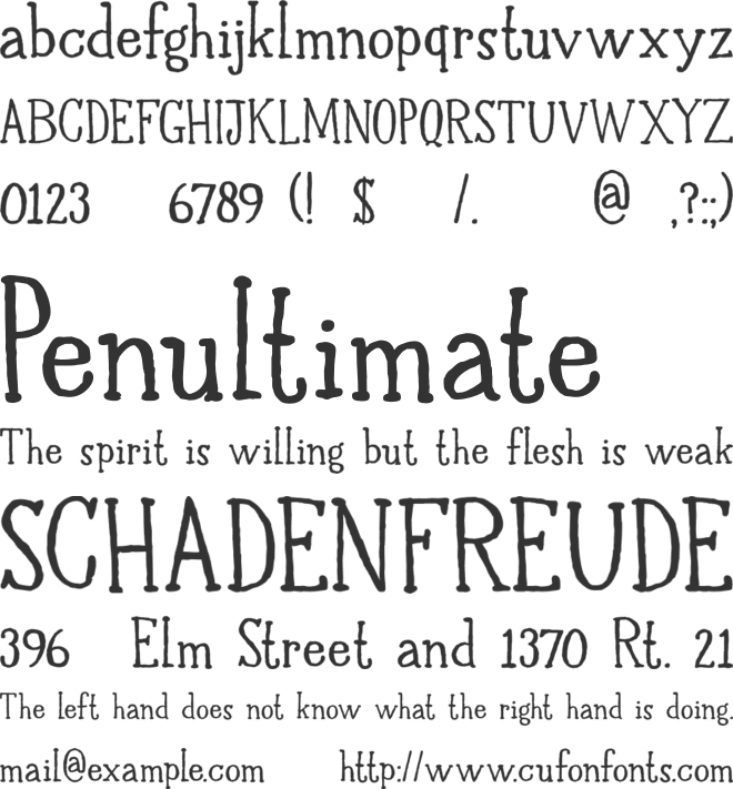 DK Halewyn font preview