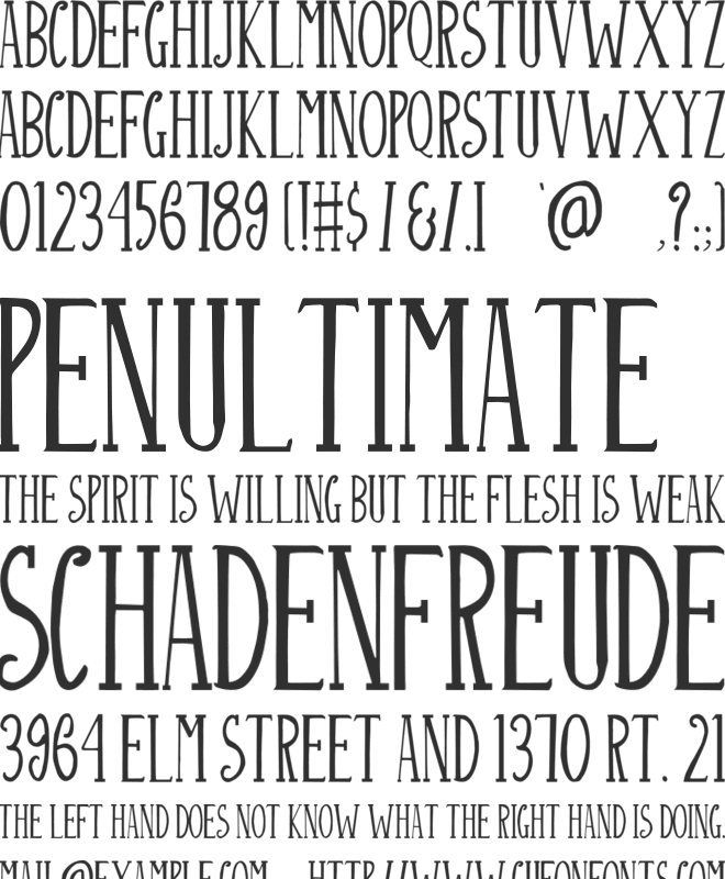 Aagaz font preview