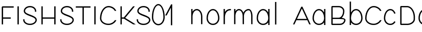 FISHSTICKS01 normal font
