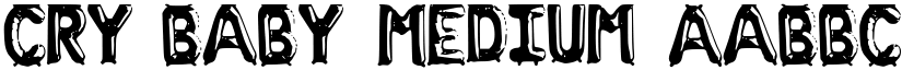 Cry_Baby Medium font