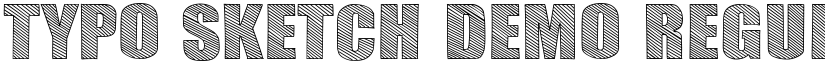 TYPO SKETCH DEMO Regular font