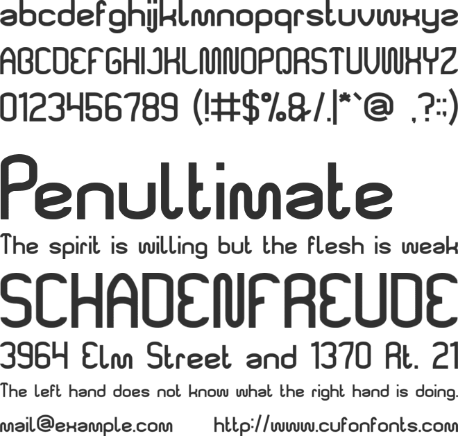 made in Indonesia font preview