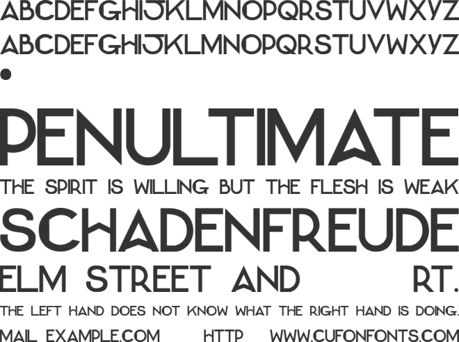 Bernadette font preview