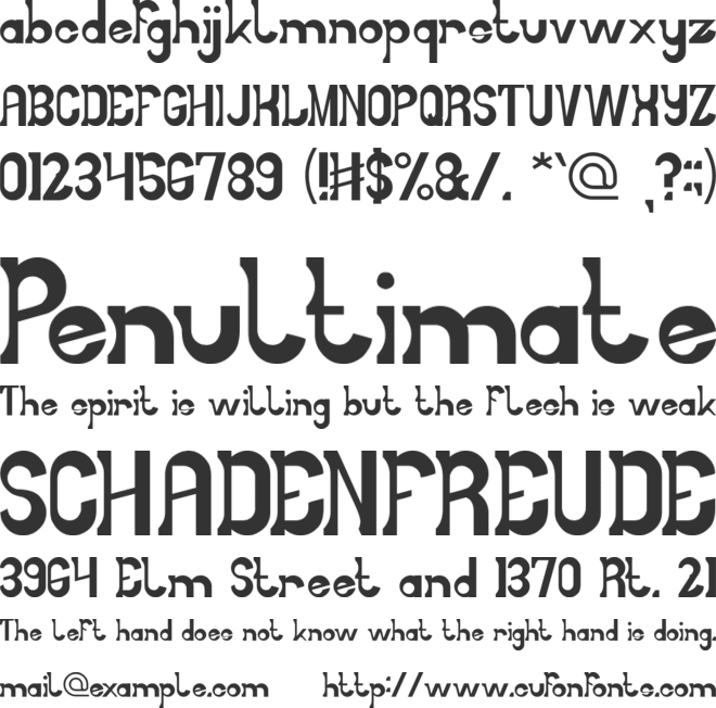 LITTLE COWBOY font preview