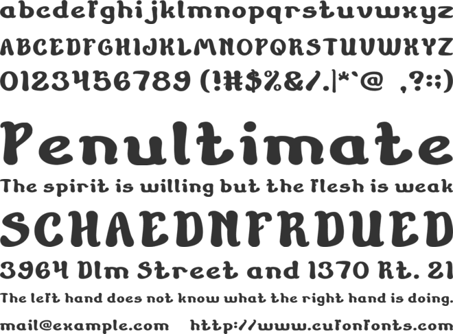 Children Stories font preview