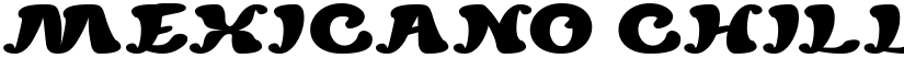 MEXICANO CHILLI SAUCE-Light Regular font
